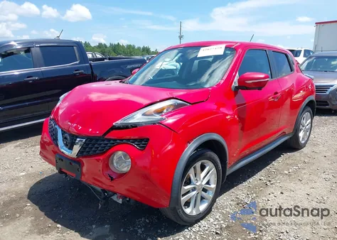 2015 Nissan Juke Sl из США, поврежденный, VIN JN8AF5MR6FT500944